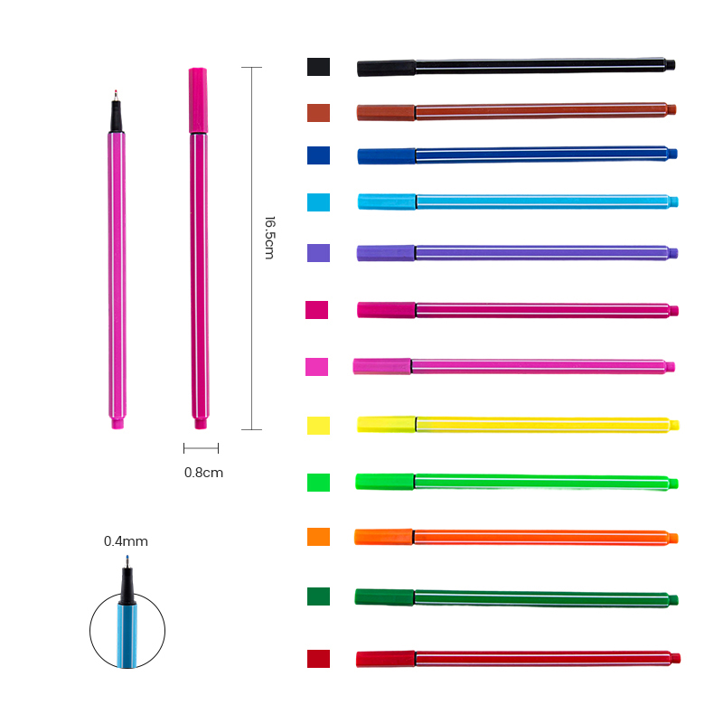 Delineador fino duradero de línea cómoda de polígono