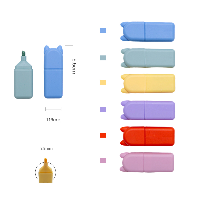 Marcador de acuarela para decoración de orejas pequeñas