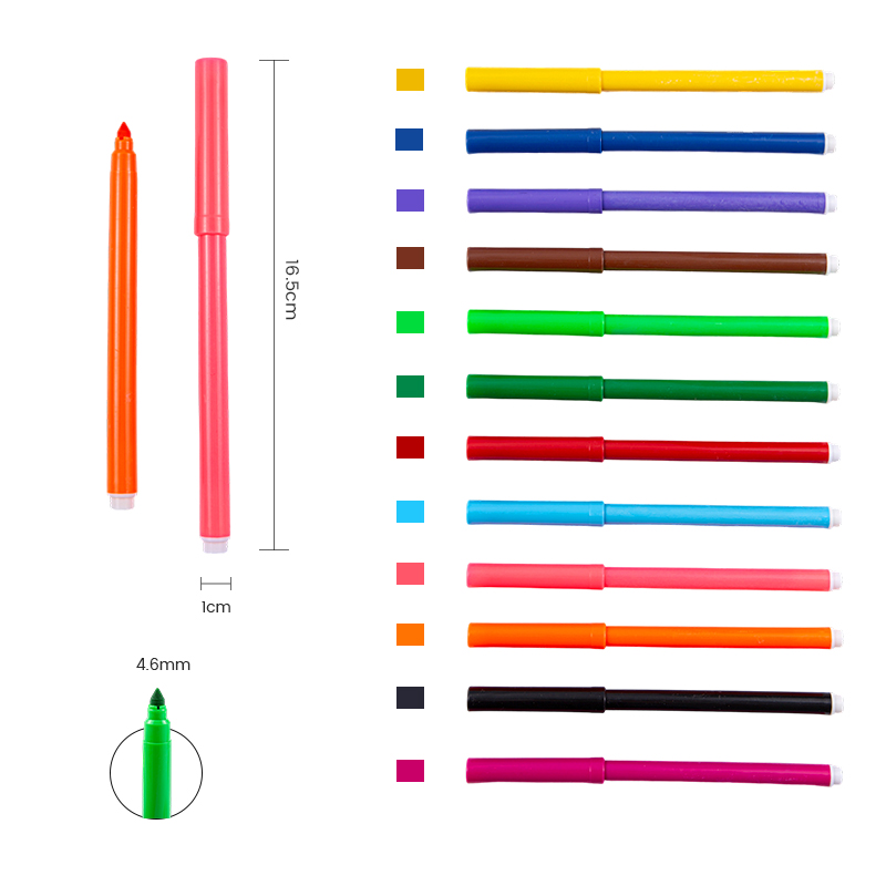 Marcador de acuarela soluble en agua con punta cerrada