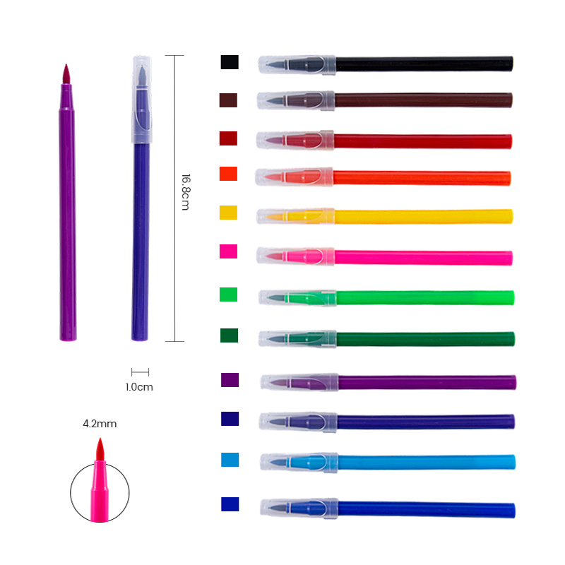 Marcador de pincel lavable para niños escolares