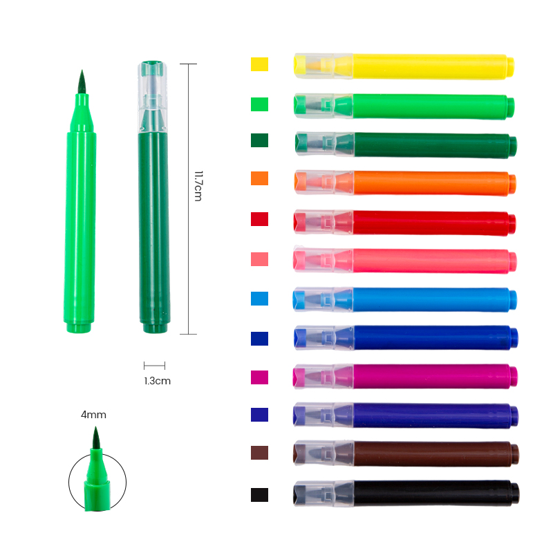 Marcador de cepillo normal no tóxico 